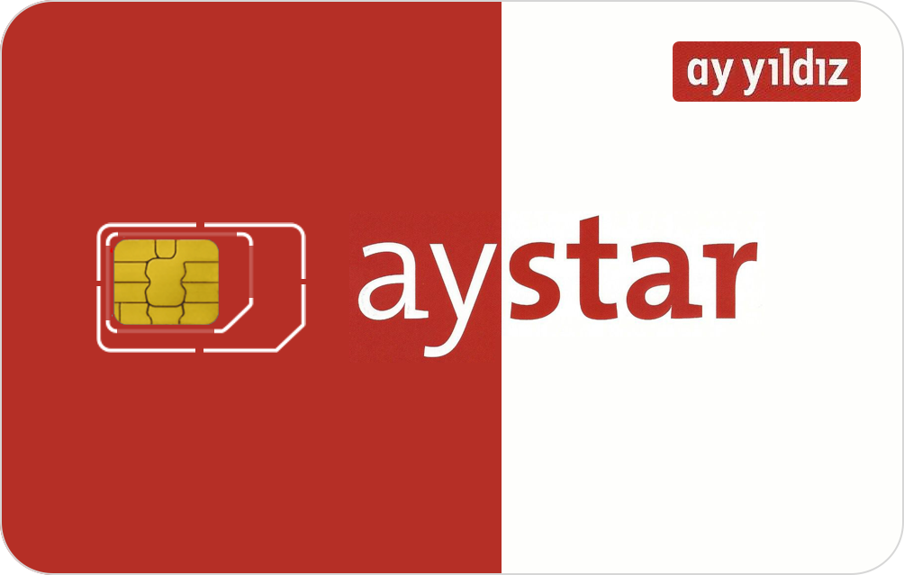 Aystar Prepaid-Starterpaket yildiz ay von bei